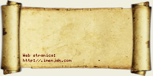 Jana Krnjinac vizit kartica